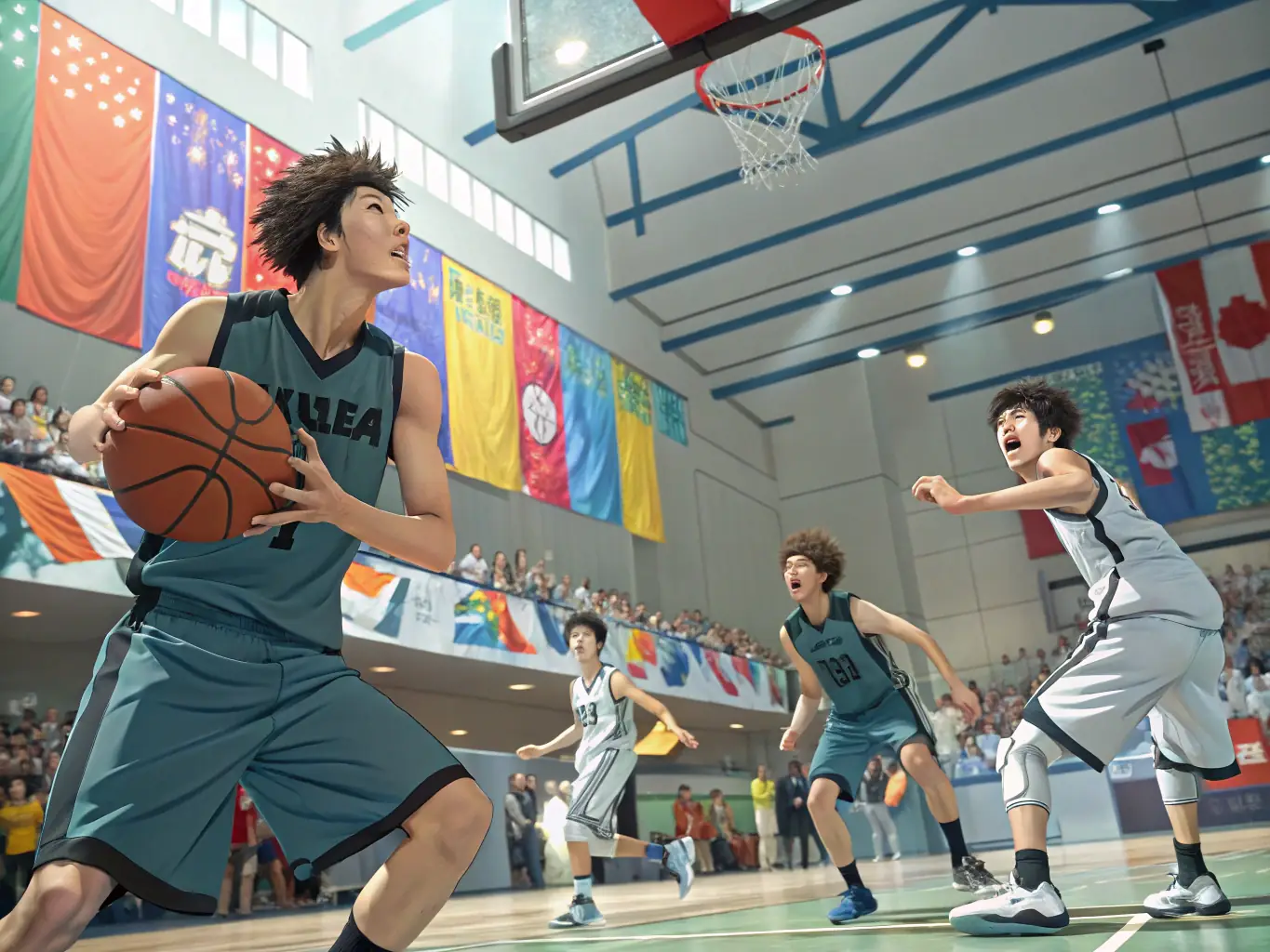 A dynamic image showcasing a group of young people participating in a sports clinic, learning new skills and enjoying physical activity in a supportive environment.